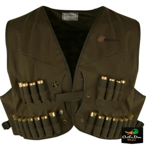 DRAKE WATERFOWL MCALISTER WAX CANVAS WADING VEST - HUNTING VEST - MC7100 - - Picture 1 of 4