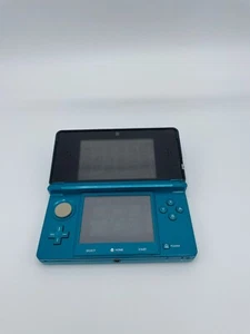 Consola Nintendo 3DS versión solo idioma japonés con bolígrafo azul aguamarina - Imagen 1 de 14