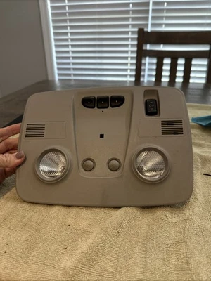 GMC Acadia Traverse Enclave 2011 consola superior domo mapa gris claro OEM Foto 1 de 4