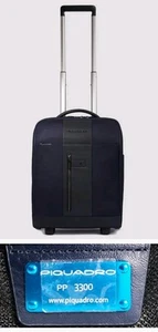 NUEVO Carro Piquadro 17" con ruedas PP 3300 azul marino NUEVO SIN ETIQUETAS sin llave - Imagen 1 de 24