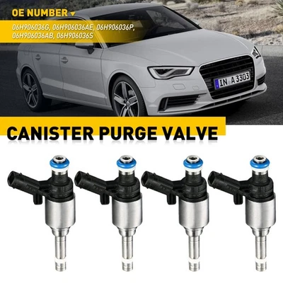 4 piezas de repuesto de inyector de combustible para AUDI A4 Allroad Quattro 2.0 TFSI CDNC 2010-16 Foto 1 de 4