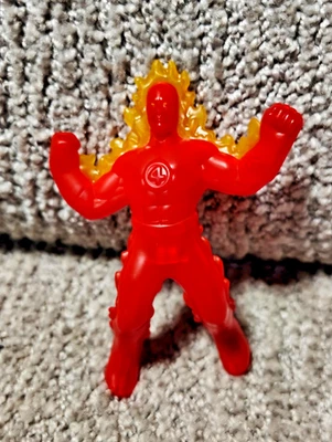 Figura de acción Human Torch McDonalds Light Up Fantastic Four 2010 Foto 1 de 4
