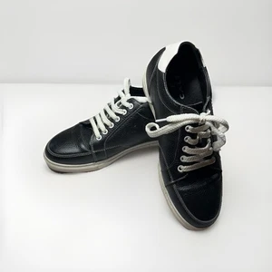 Calto Herren 6 Schwarz Leder 3" Unsichtbare Höhe Erhöhung Schnürschuhe Freizeitschuhe - Bild 1 von 9