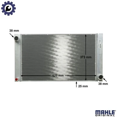 RADIATOR ENGINE COOLING CR 578 000P FOR BMW N47D20C/A M47D20 2.0L 4cyl 5 E61 - Image 1 of 4