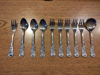 Besteckkonvolut Hildesheimer Rose Kaffeebesteck Rostfrei - Bild 1 von 3