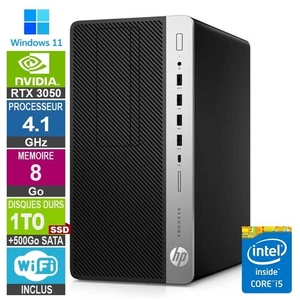 PC Gamer LPG-800G4 i5-8500 4.10GHz 8Go/1To SSD + 500Go/RTX 3050 - Photo 1/1
