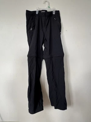 Craghoppers Zipper Convertible Pants Shorts Hiking Us 10 Womens Black - Image 1 of 3