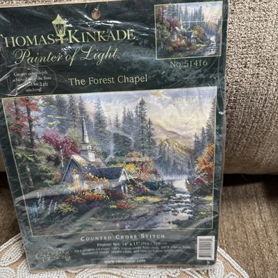 Thomas Kinkade Painter Of Light Cross Stitch Kit #50961 Beacon of Hope VTG 1999 - Image 1 of 2