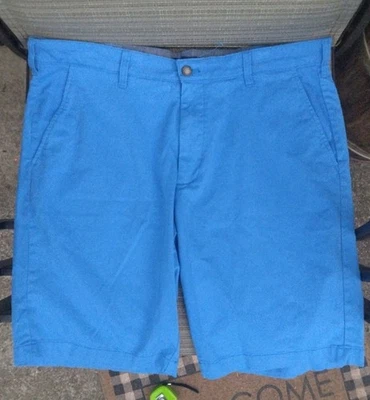 Pantalones Cortos Nautica Flex Para Hombre 38 Azul Frontal Calce Clásico Cortos Foto 1 de 4