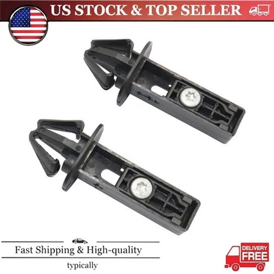 Conjunto de retentor de para-choque dianteiro 2X Fit 2008-15 Mercedes Benz C300 MB1032105 2188800430 - Imagem 1 de 4