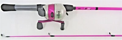 ZEBCO LADIES 33 HOT CAST 6'6" ROD & REEL COMBO #HCSTPKC662M-C