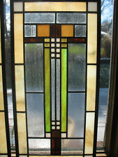 PRAIRIE/CRAFTSMAN STYLE STAINED GLASS WINDOW