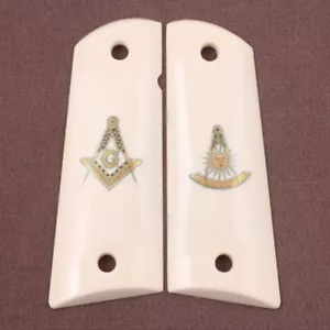 Tutte le impugnature personalizzabili avorio acrilico compatibili modello FIT 1911 - Foto 1 di 3