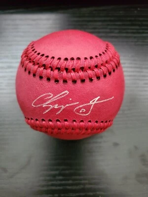 CHIPPER JONES SIGNED BASEBALL AUTOGRAPHED AUTO ATLANTA BRAVES 95 WORLD SERIES - Image 1 of 3