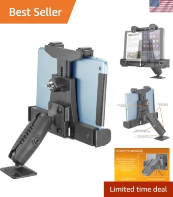 Heavy-Duty Locking Tablet Mount for 7"-10" Devices - Versatile Wall & Vehicle... - Image 1 of 4