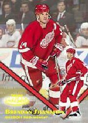 2000-01 Topps Gold Label Class 1 Red Wings Hockey Card #2 Brendan Shanahan