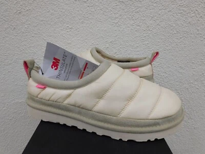 UGG TASMAN LTA WHITECAP POLYESTER PUFF WOOL SLIPPERS SHOES MEN US 10/ EUR 43 NEW - Image 1 of 4
