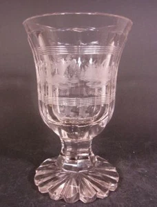 Biedermeier - Pokalglas mit Allegorien. Böhmen, um 1850. - Picture 1 of 9