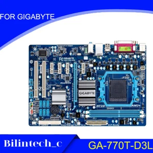 FOR GIGABYTE GA-770T-D3L AM3/AM3+ 770 16G AMD ATX standard Motherbroad Test ok - Picture 1 of 2