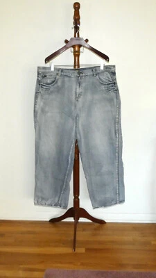 Pantalones de mezclilla Reverb sueltos desgastados para hombre talla 44 x 32 patinador hip hop ropa de calle Foto 1 de 4