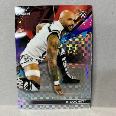 2021 Topps Finest WWE X-Fractors Ricochet #33 - Image 1 of 2