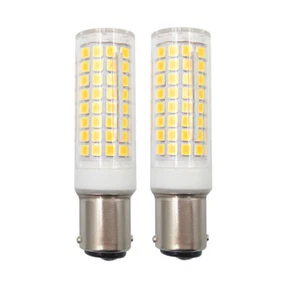 2pcs BA15D 1142 LED Lights Bulb 102-2835 Ceramics Light 7W 120V Lamp Warm White - Picture 1 of 5