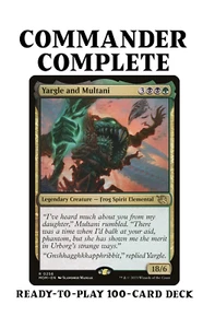 Yargle and Multani POWER MATTERS MTG Custom Commander Deck - Picture 1 of 5