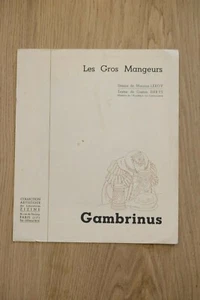 LEROY (Maurice), DERYS (Gaston). Les Gros Mangeurs (6 plaquettes) - Picture 1 of 6