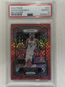 2023 Prizm #291 Jalen McDaniels Red Power 18/75 PSA 10 - Picture 1 of 2