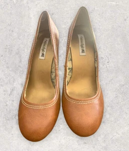 AMERICAN EAGLE WOMENS SIZE9.5 BROWN HEELED SHOES - Picture 1 of 5