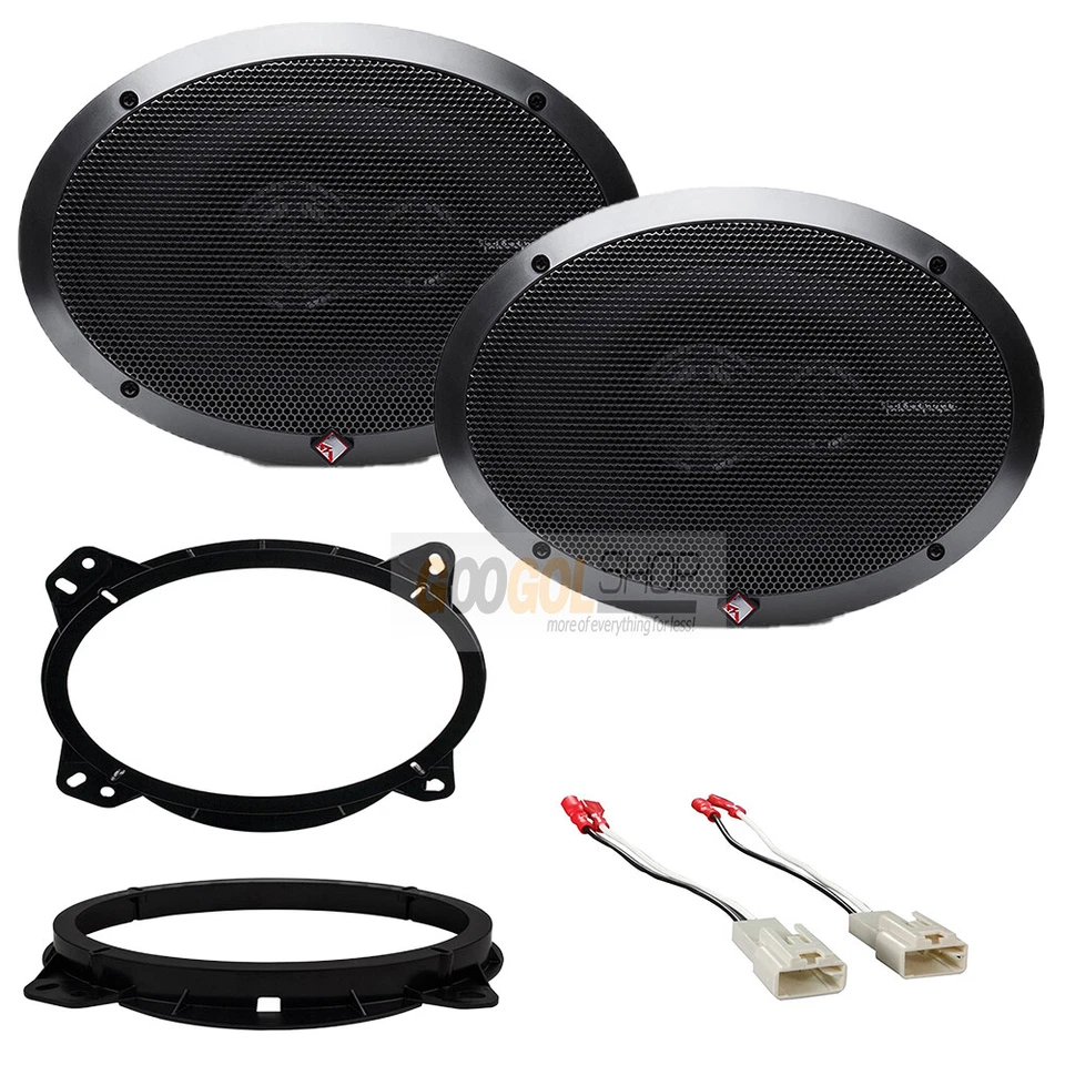 Rockford Fosgate  Front Door Speakers w/install kit for 2005-2019 Toyota Tacoma - Image 1 of 4