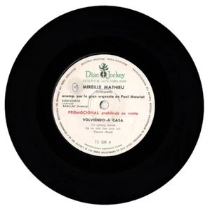 MIREILLE MATHIEU 45 Je Ne Suis Rien Sans Toi Argentine Promo 7" 33t Chanson - Picture 1 of 2