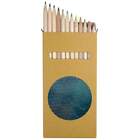 12 x 'Bubble Wrap' Long 178mm Coloured Pencils / Pencil Set (PE00005454)