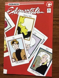 MC COMICO Elementals # 4 June 1985 Free Shipping - Picture 1 of 2