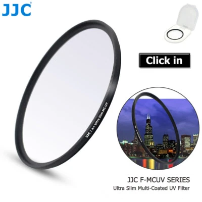 JJC 39mm UV Filter MC Ultra Slim Multi Coated Camera Lens Filter for Canon Sony - Image 1 of 4