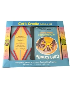 CAT'S CRADLE & WORLD'S BEST STRING GAMES- BOOK AND KIT By Gunter Frorath - Picture 1 of 2