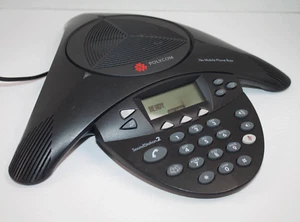 Polycom SoundStation 2 Conference Phone 2201-16200-601 With Plug - Picture 1 of 9