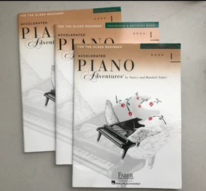 Hal Leonard Piano, Set of 3:Accelerated Piano Theory, Performance, Technicnique - Picture 1 of 1
