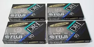 4 cintas de casete de audio Fuji DR-I 90 minutos nuevas en paquete tipo I sesgo normal - Imagen 1 de 5