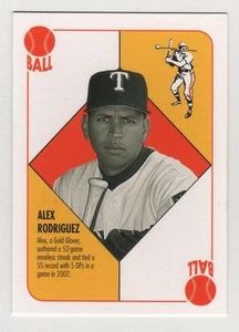 2003 Topps Red Backs Insert #03 Alex Rodriguez Rangers BV$3 Insert #3 - Picture 1 of 1