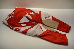 Thor Phase Motorcross Used Red And White Size 30 Race Pant 1216 Z9 - Picture 1 of 10