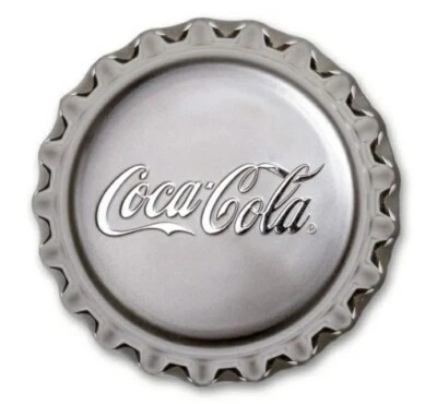 Fiji $2 2018 COCA-COLA 1 oz .999 Fine Silver Bottle Cap Coin w/ Box & COA  - Image 1 of 3