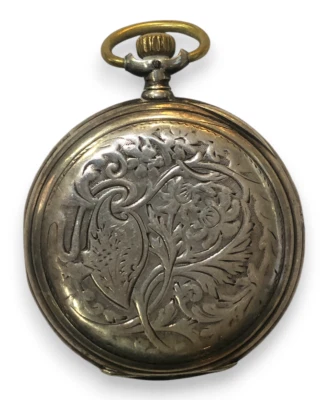 Reloj Bolsillo Longines Grand Prix Vintage - Caja Triple Plateada - Para Piezas/Reparación Foto 1 de 4