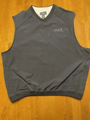 Chaleco Antigua Para Hombres XL Negro Rompevientos Chaqueta Golf Silbador Blackcomb Resort Foto 1 de 4