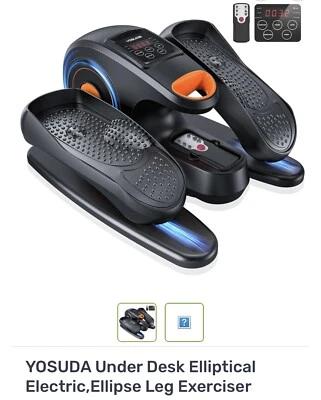 YOSUDA Under Desk Elliptical Electric,Ellipse Leg Exerciser for Seniors - Image 1 of 4