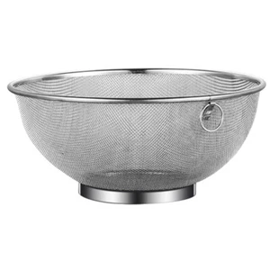 Stainless Steel Colander Fine Mesh Sieve Strainer Small Filter Draining Basket - Picture 1 of 9