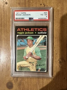 1971 Topps - Reggie Jackson #20 - Foto 1 di 1