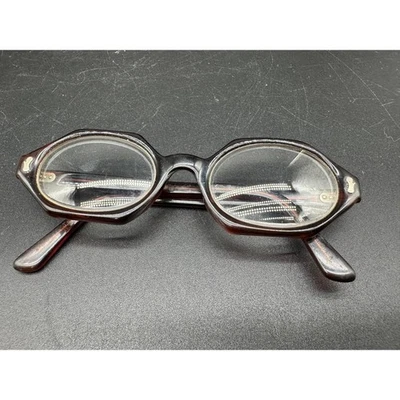 Vintage Liberty USA Eyeglasses Tortoise Octagon Frames 1970s Retro Display - Image 1 of 4