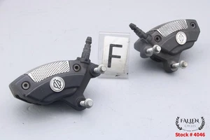 2015 Harley Electra Glide BREMBO Front Brake Caliper Set WRINKLE BLACK #4046 - Picture 1 of 10