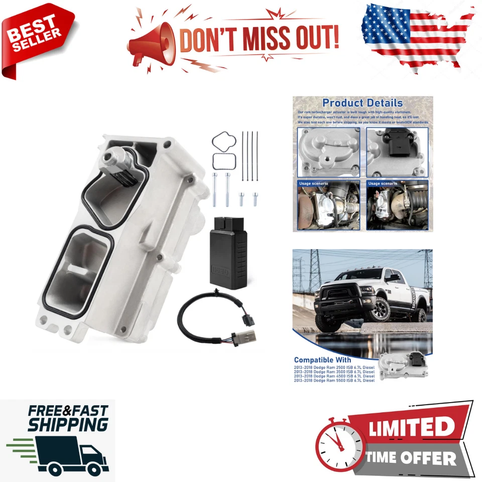 Actuador Turbo 6.7 Cummins - Compatible con Dodge Ram 2500 3500 4500 2013-2018 Foto 1 de 4